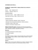 Manejo basico de un circuito electrico