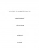 Implementación En Una Empresa la Norma ISO 9001