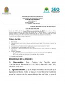 Agenda reunion con padres de familia