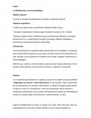 La Planificación y sus Generalidades