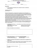 DIAGNÓSTICO DE ESPAÑOL PARA TERCER GRADO DE SECUNDARIA