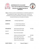 La influencia que tiene la actividad laboral en el rendimiento académico de los estudiantes de la materia