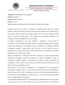 Importancia y pertinencia de la Investigación Científica en la sociedad