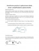 Preinforme practica 5 aplicaciones diodo zener y amplificadores operacionales