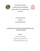 ANALISIS SEMÁNTICO DE UN ARTICULO EDITORIAL