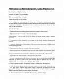 Presupuesto Remodelación Casa Habitación