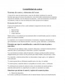 Sistemas de costos y elementos del costo