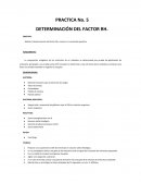 PRACTICA No. 5 DETERMINACIÓN DEL FACTOR RH