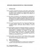 Gestión del Talento, toma de decisiones, motivación y comunicación efectiva