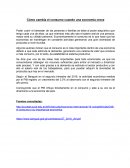 Cómo cambia el consumo cuando una economía crece
