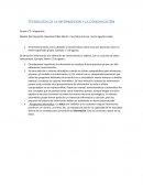 Tecnologia de la información y comunicación