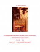 Proyecto 11 “ Te recomiendo una novela” LA HISTORIA DEL LOCO