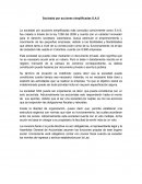 Sociedad por acciones simplificadas SAS