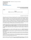 Carta de Petición:simulación de un modelo del señado de la república