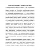 Derechos fundamentales en Сolombia