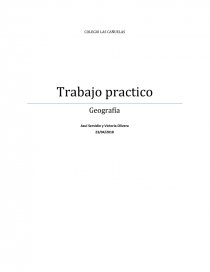 Trabajo practico Geografía. Página 1