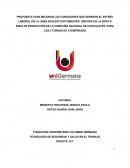 PROPUESTA PARA MEJORAR LAS CONDICIONES QUE GENERAN EL ESTRÉS LABORAL