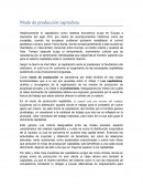 Modo de producción capitalista