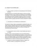 EL CONCEPTO DE NORMALIDAD