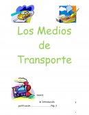 Unidad didactica los medios de transportes