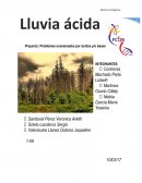 Lluvia Ácida. Proyecto: Problemas ocasionados por ácidos y/o bases