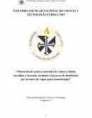 Proyecto de aceites esenciales