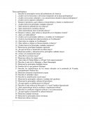 Cuestionario de Historia Universal s/r