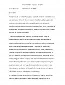 Entrevista para el puesto de Asistente administrativo