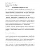El examen: punto focal de la educación moral