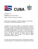 EL PAPEL DE LA MUJER EN LA SOCIEDAD CUBANA