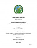 Costa Rica y la producción de energías limpias. Análisis de la situación actual y perspectivas