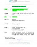 Informe de averias de un robo