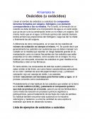 40 ejemplos de oxácidos