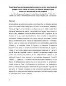 Reporte del uso de desparasitantes externos en las provincias del Guayas, Santa Elena, el Carchi y el impacto ambiental que produce la eliminación de sus residuos