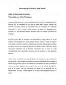 Resumen de la Pelicula “Wall Street”