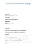 Secuencia de prácticas del lenguaje