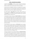 CREACIÓN DE UNA EMPRESA