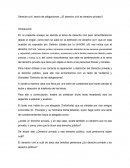Derecho civil, teoría de obligaciones: ¿El derecho civil es derecho privado?