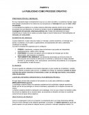 LA PUBLICIDAD COMO PROCESO CREATIVO