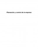 Planeación y control de la empresa