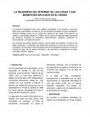 LA SEGURIDAD DEL INTERNET DE LAS COSAS Y SUS BENEFICIOS APLICADO EN EL HOGAR