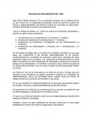 ANALISÍS DE ORGANIZACIÓN DEL CENTRO MEDICO NACIONAL