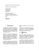 INFORME DE MEDICION DE MASAS Y VOLUMENES