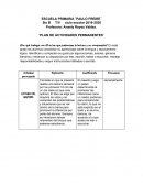 Plan de actividades permanentes