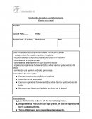 Evaluación de lectura complementaria “Efraín en la vega”