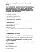 Habilidades que demanda un mundo complejo laboral