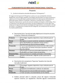 FUNDAMENTOS DE MERCADEO TRADICIONAL Y DIGITAL. Página 1