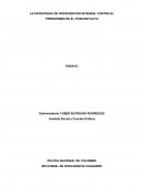 LA ESTRATEGIA DE INTERVENCION INTEGRAL CONTRA EL TERRORISMO EN EL POSCONFLICTO