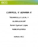 Control 5 proceso de municipalización de Chile