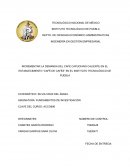 INCREMENTAR LA DEMANDA DEL CAFÉ CAPUCHINO CALIENTE EN EL ESTABLECIMIENTO “CAFÉ DE CAFÉS” EN EL INSTITUTO TECNOLÓGICO DE PUEBLA